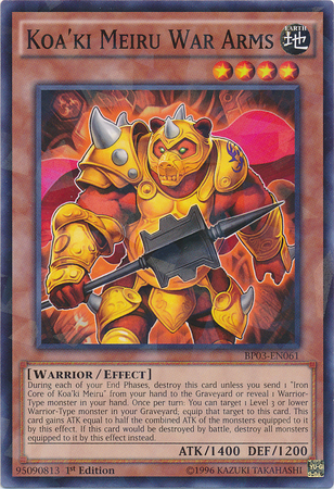 Koa'ki Meiru War Arms [BP03-EN061] Shatterfoil Rare | Rock City Comics