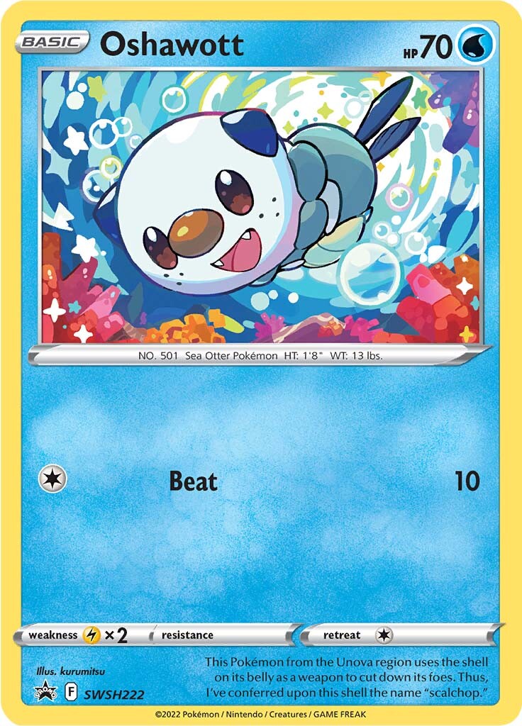 Oshawott (SWSH222) [Sword & Shield: Black Star Promos] | Rock City Comics