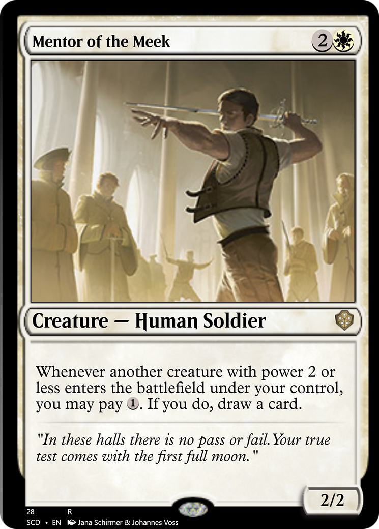 Mentor of the Meek [Starter Commander Decks] | Rock City Comics