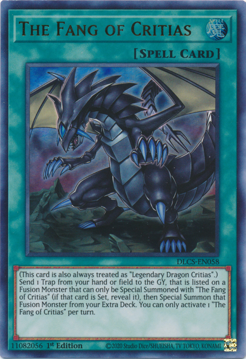 The Fang of Critias [DLCS-EN058] Ultra Rare | Rock City Comics