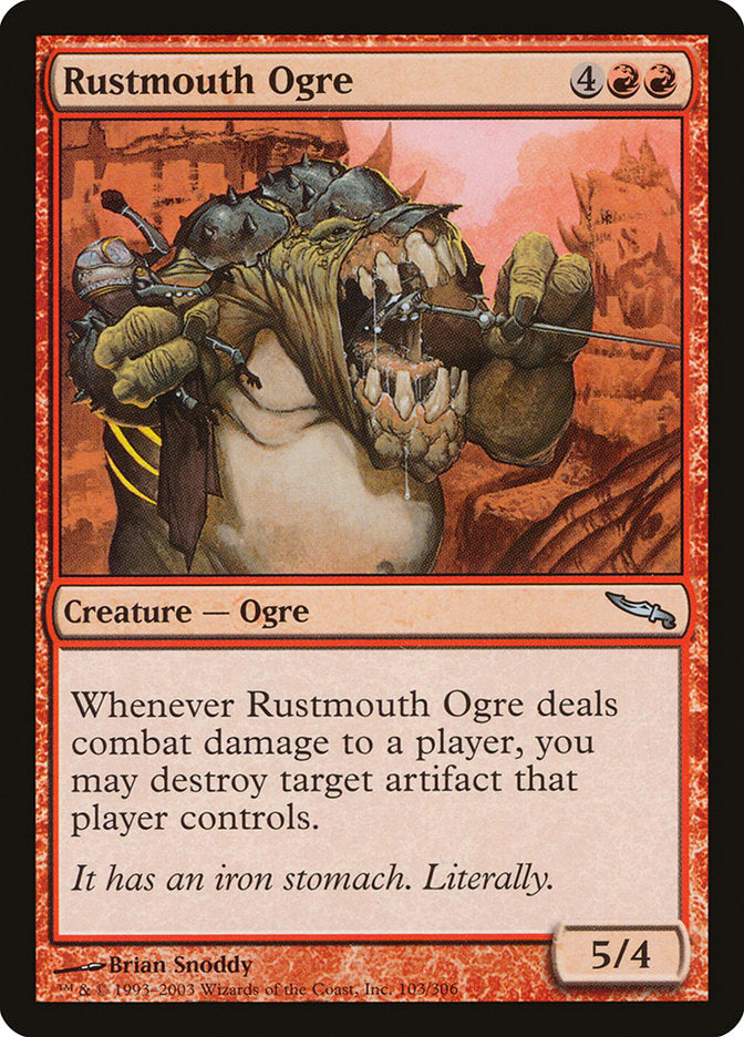 Rustmouth Ogre [Mirrodin] | Rock City Comics