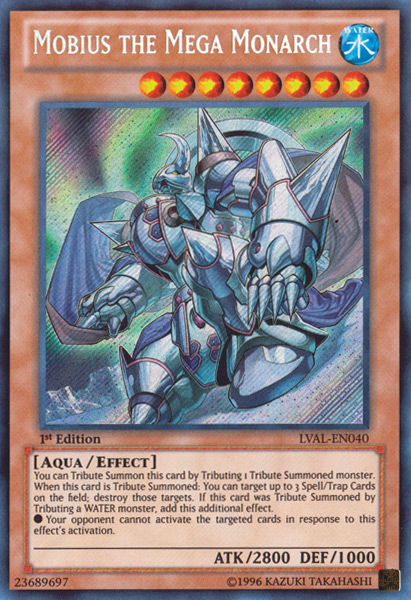 Mobius the Mega Monarch [LVAL-EN040] Secret Rare | Rock City Comics