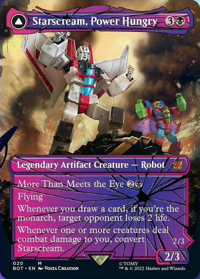 Starscream, Power Hungry // Starscream, Seeker Leader (Shattered Glass) [Universes Beyond: Transformers] | Rock City Comics