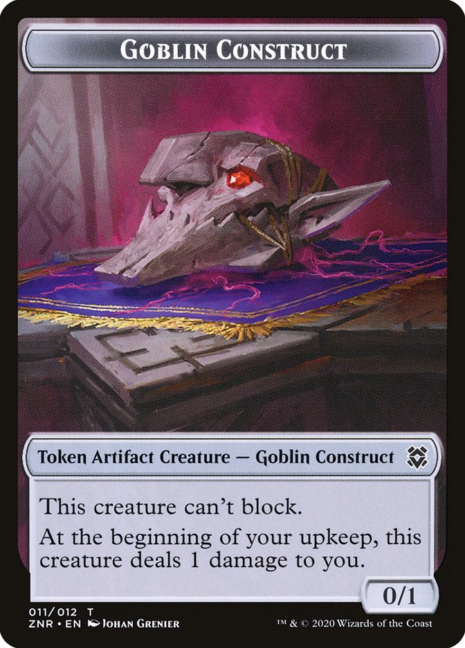 Goblin Construct [Zendikar Rising Tokens] | Rock City Comics