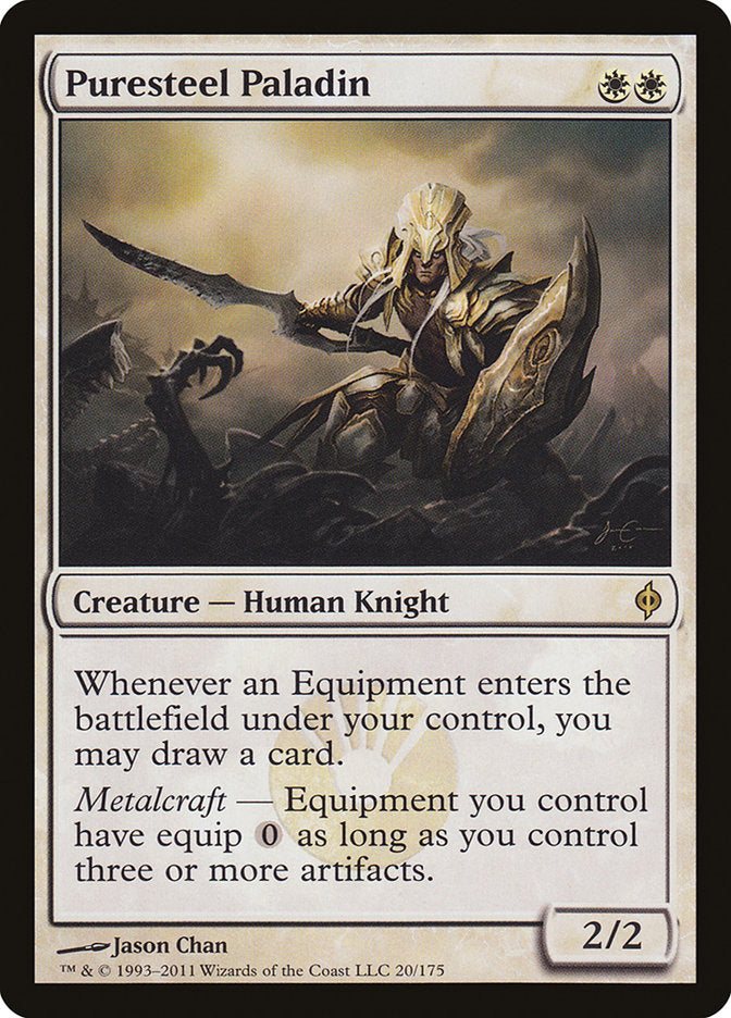 Puresteel Paladin [New Phyrexia] | Rock City Comics