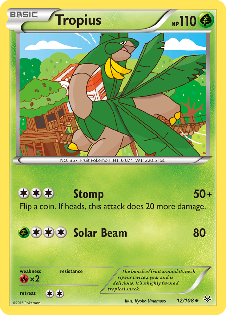 Tropius (12/108) [XY: Roaring Skies] | Rock City Comics