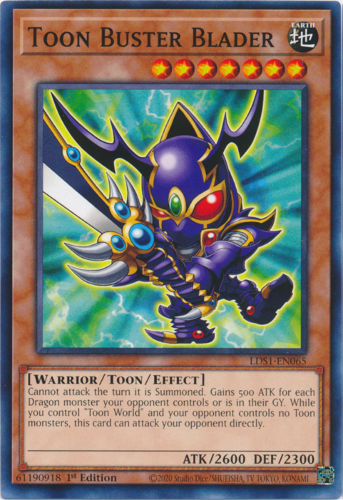 Toon Buster Blader [LDS1-EN065] Common | Rock City Comics