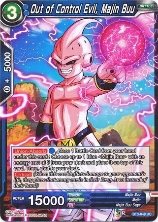 Out of Control Evil, Majin Buu [BT3-048] | Rock City Comics