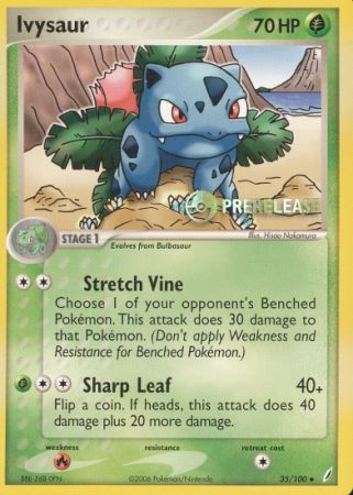 Ivysaur (35/100) (Prerelease Promo) [Nintendo: Black Star Promos] | Rock City Comics