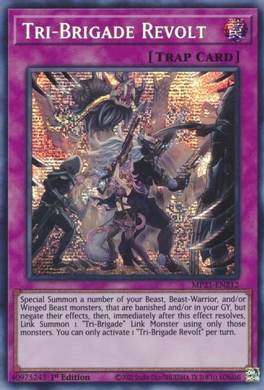 Tri-Brigade Revolt [MP21-EN212] Prismatic Secret Rare | Rock City Comics