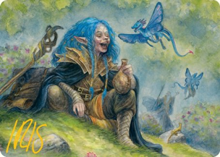 Feywild Trickster Art Card (Gold-Stamped Signature) [Dungeons & Dragons: Adventures in the Forgotten Realms Art Series] | Rock City Comics