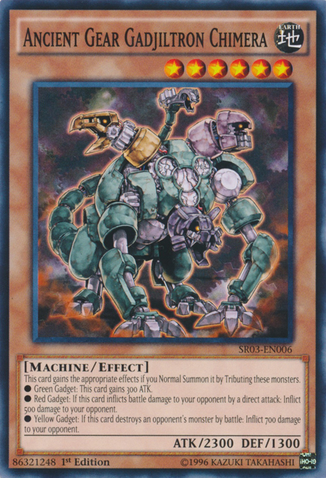 Ancient Gear Gadjiltron Chimera [SR03-EN006] Common | Rock City Comics