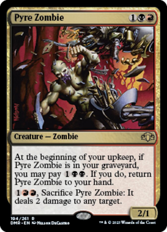 Pyre Zombie [Dominaria Remastered] | Rock City Comics