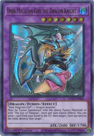 Dark Magician Girl the Dragon Knight (Alternate Art) (Purple) [DLCS-EN006] Ultra Rare | Rock City Comics