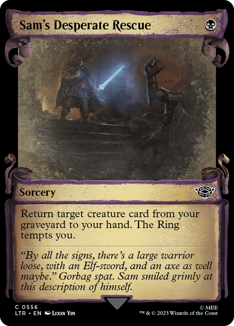Sam's Desperate Rescue [The Lord of the Rings: Tales of Middle-Earth Showcase Scrolls] | Rock City Comics