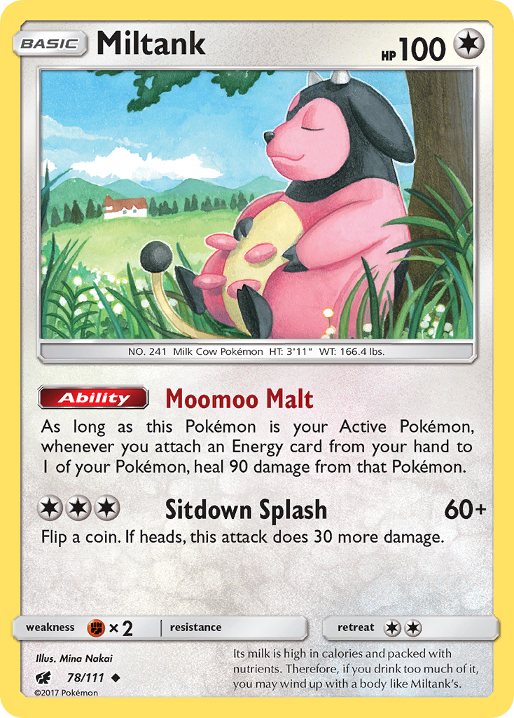 Miltank (78/111) [Sun & Moon: Crimson Invasion] | Rock City Comics