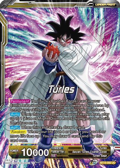 Turles // Turles, Accursed Power (BT15-092) [Saiyan Showdown Prerelease Promos] | Rock City Comics