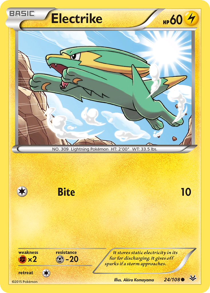 Electrike (24/108) [XY: Roaring Skies] | Rock City Comics