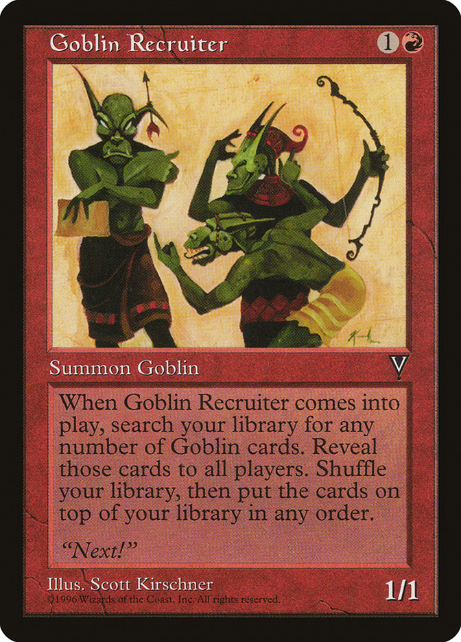 Goblin Recruiter [Visions] | Rock City Comics