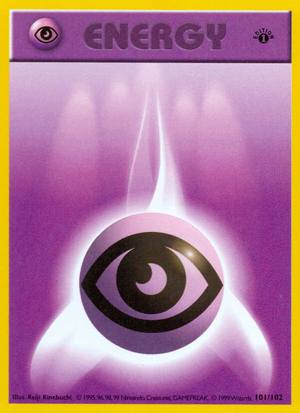 Psychic Energy (101/102) (Shadowless) [Base Set 1st Edition] | Rock City Comics