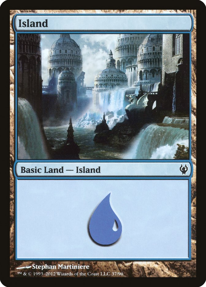 Island (37) [Duel Decks: Izzet vs. Golgari] | Rock City Comics