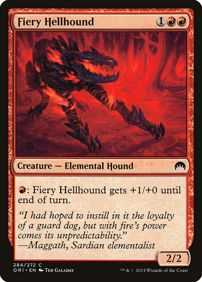 Fiery Hellhound [Magic Origins] | Rock City Comics