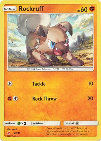 Rockruff (29/30) [Sun & Moon: Trainer Kit - Lycanroc] | Rock City Comics