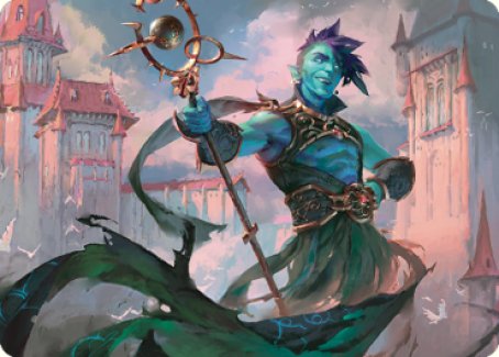 Haughty Djinn Art Card [Dominaria United Art Series] | Rock City Comics