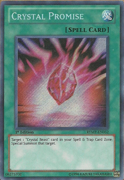 Crystal Promise [RYMP-EN052] Secret Rare | Rock City Comics