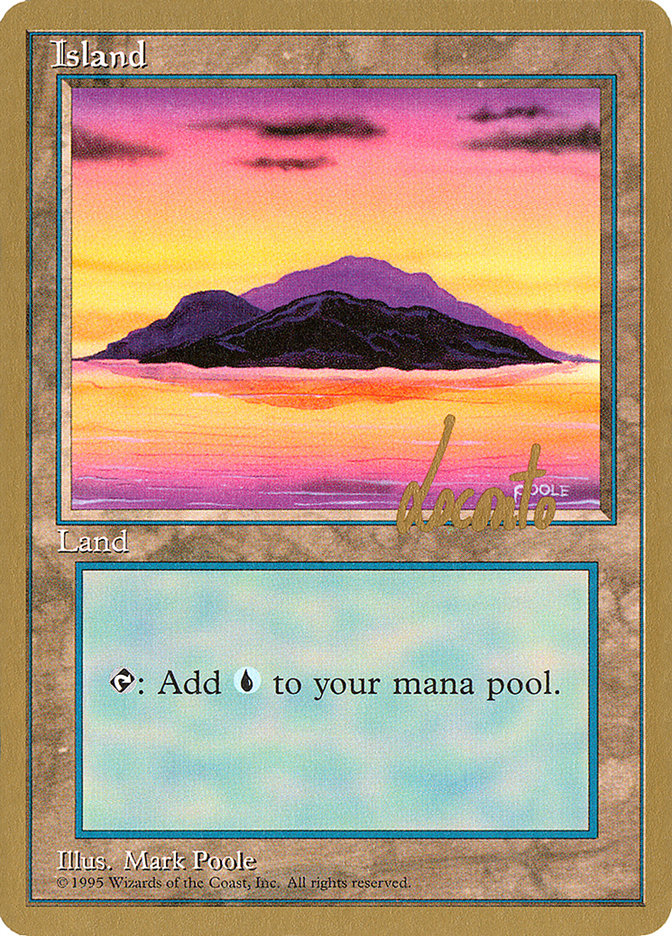 Island (ml368) (Michael Loconto) [Pro Tour Collector Set] | Rock City Comics