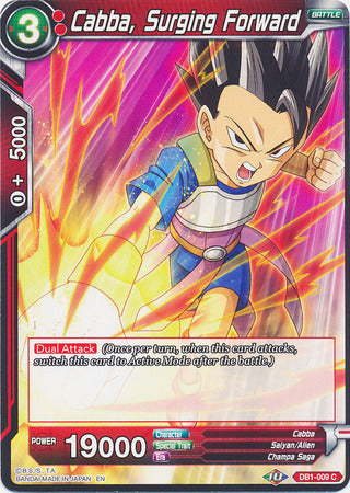 Cabba, Surging Forward (DB1-009) [Dragon Brawl] | Rock City Comics