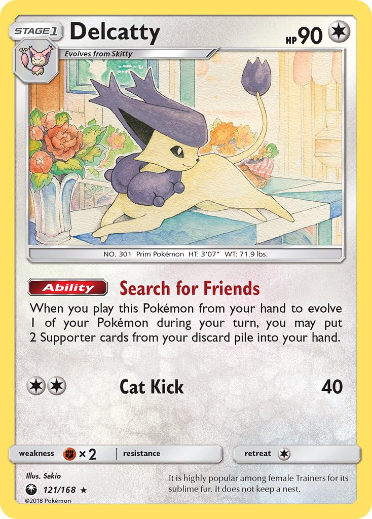 Delcatty (121/168) (Theme Deck Exclusive) [Sun & Moon: Celestial Storm] | Rock City Comics