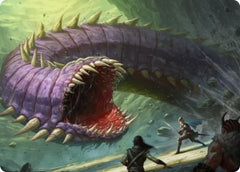 Purple Worm Art Card [Dungeons & Dragons: Adventures in the Forgotten Realms Art Series] | Rock City Comics