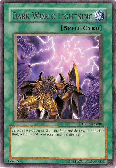 Dark World Lightning [DR04-EN098] Rare | Rock City Comics