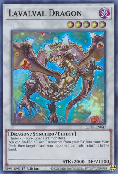 Lavalval Dragon [GFTP-EN047] Ultra Rare | Rock City Comics