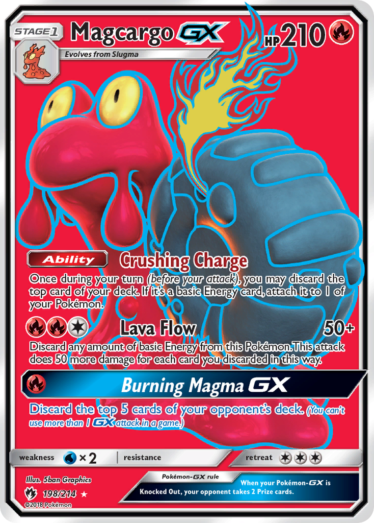 Magcargo GX (198/214) [Sun & Moon: Lost Thunder] | Rock City Comics