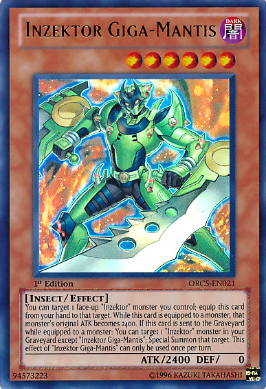 Inzektor Giga-Mantis [ORCS-EN021] Ultra Rare | Rock City Comics