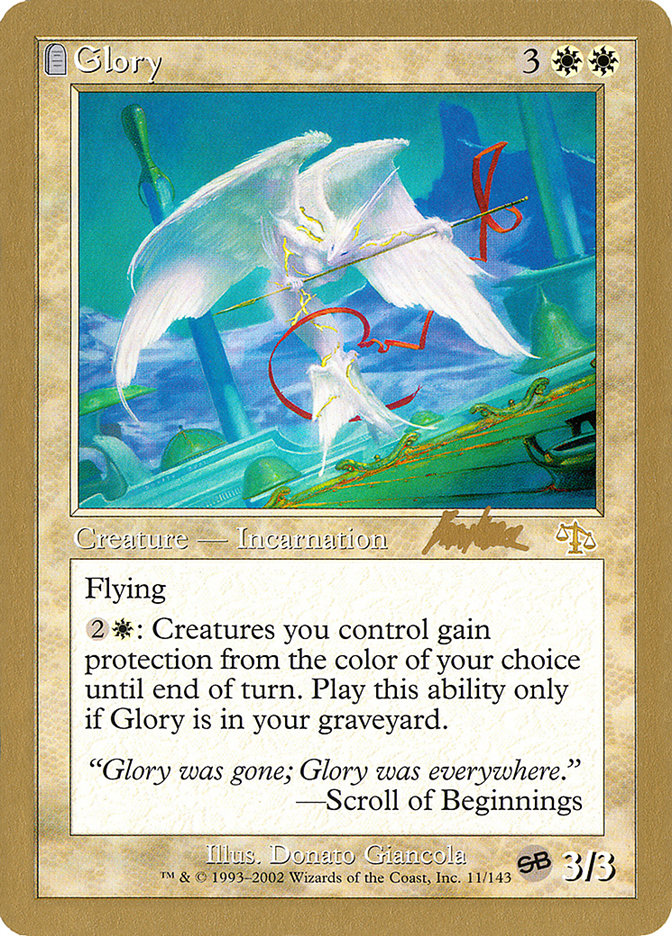 Glory (Brian Kibler) (SB) [World Championship Decks 2002] | Rock City Comics