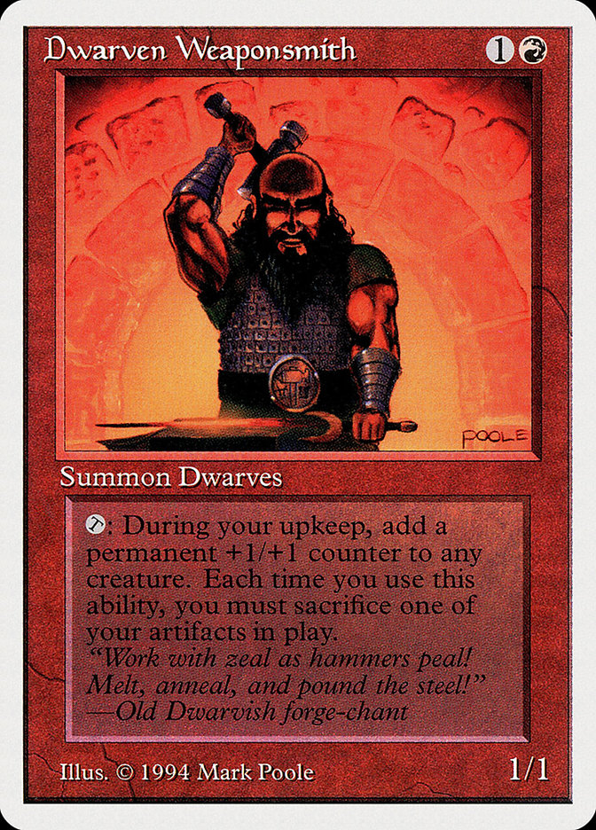 Dwarven Weaponsmith [Summer Magic / Edgar] | Rock City Comics