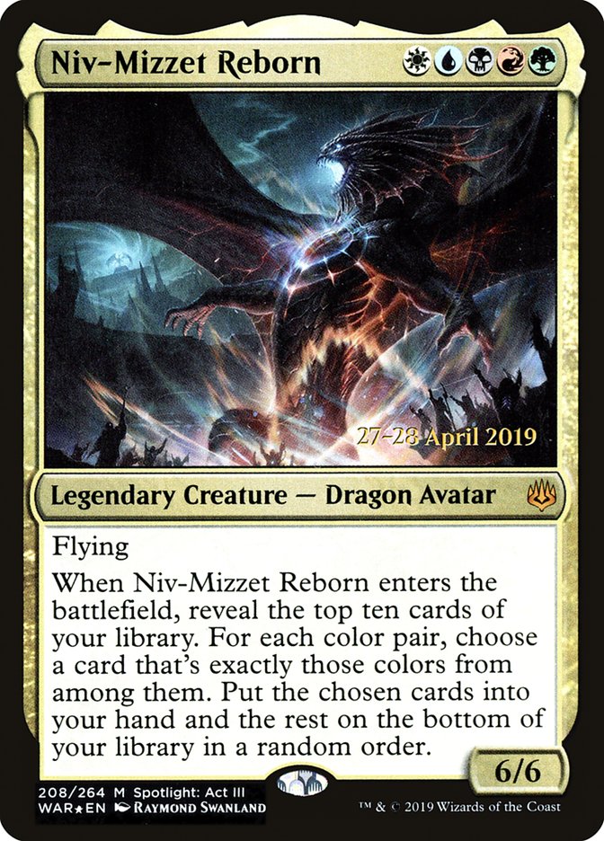 Niv-Mizzet Reborn  [War of the Spark Prerelease Promos] | Rock City Comics