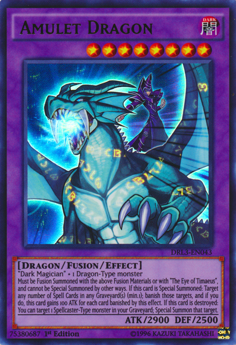 Amulet Dragon [DRL3-EN043] Ultra Rare | Rock City Comics