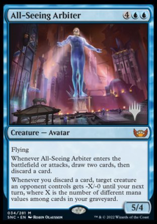 All-Seeing Arbiter (Promo Pack) [Streets of New Capenna Promos] | Rock City Comics