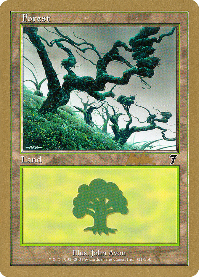 Forest (bk331) (Brian Kibler) [World Championship Decks 2002] | Rock City Comics