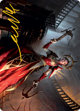 Bloodthirsty Adversary Art Card (Gold-Stamped Signature) [Innistrad: Midnight Hunt Art Series] | Rock City Comics