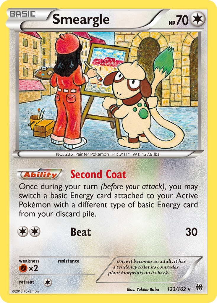 Smeargle (123/162) [XY: BREAKthrough] | Rock City Comics