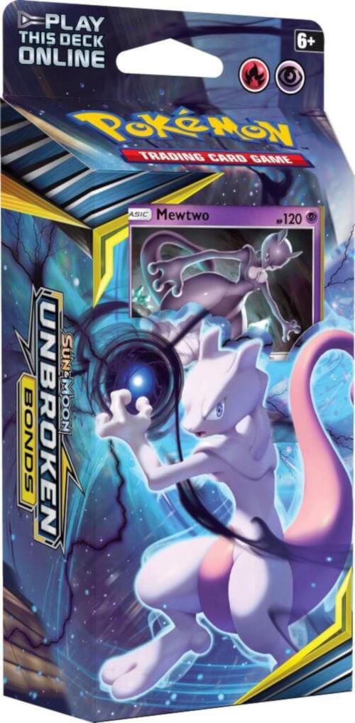 Pokemon Unbroken Bonds Battle Mind Theme Deck (Mewtwo) | Rock City Comics