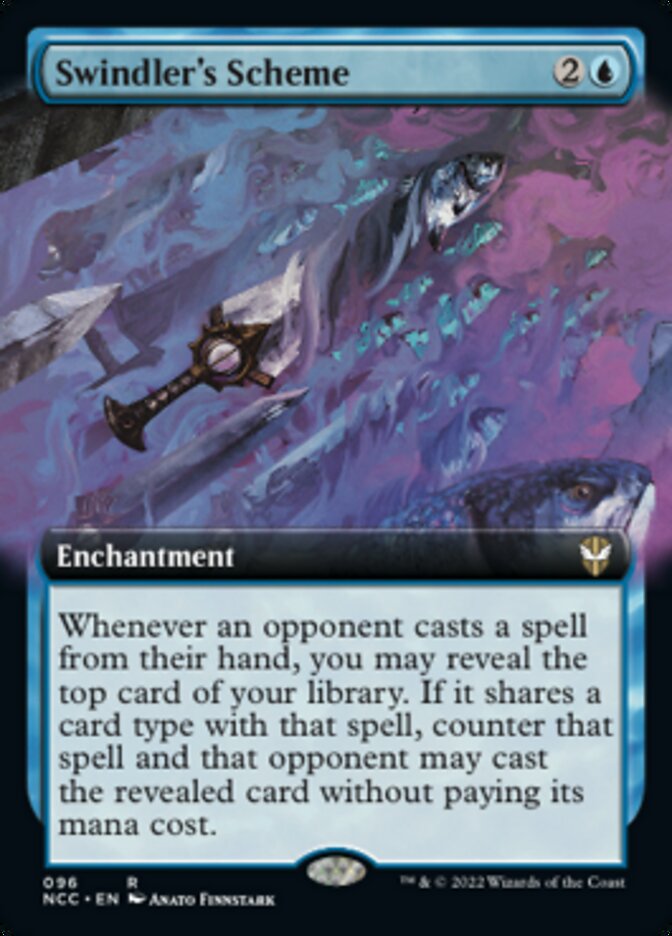 Swindler's Scheme (Extended Art) [Streets of New Capenna Commander] | Rock City Comics
