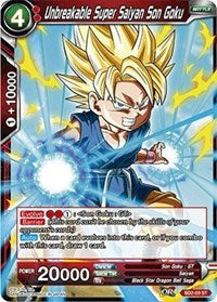 Unbreakable Super Saiyan Son Goku [SD2-03] | Rock City Comics