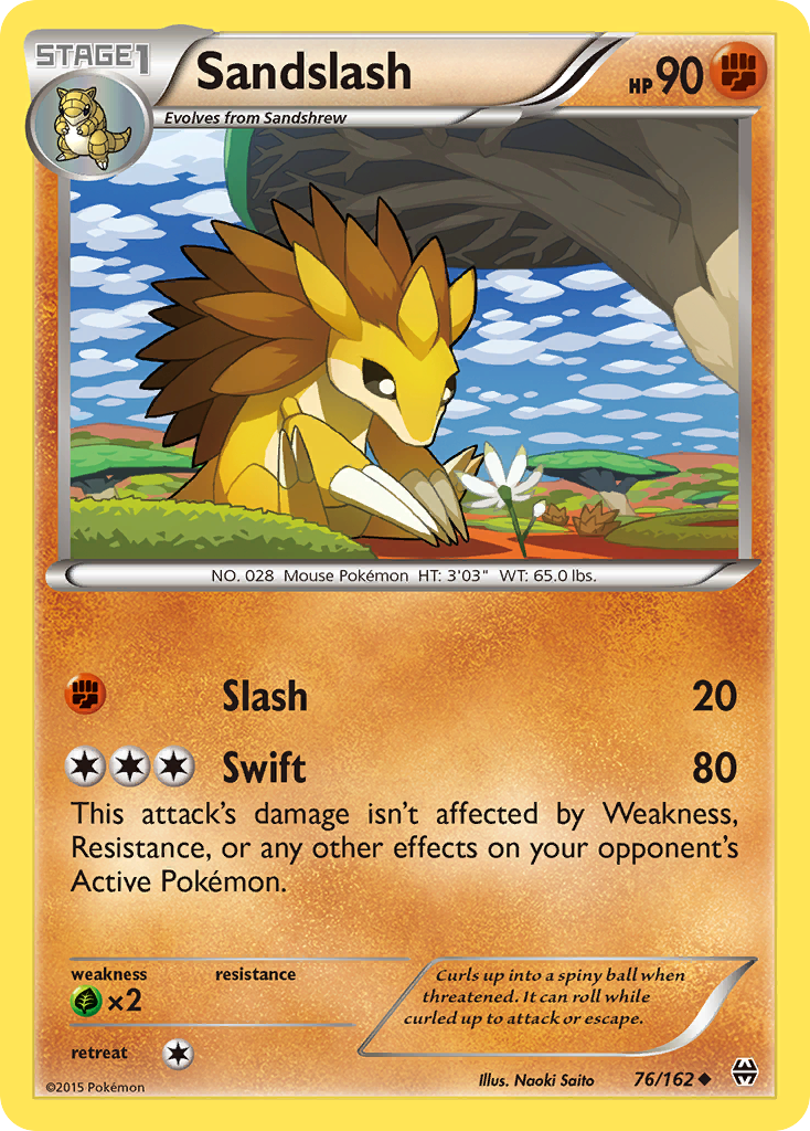 Sandslash (76/162) [XY: BREAKthrough] | Rock City Comics