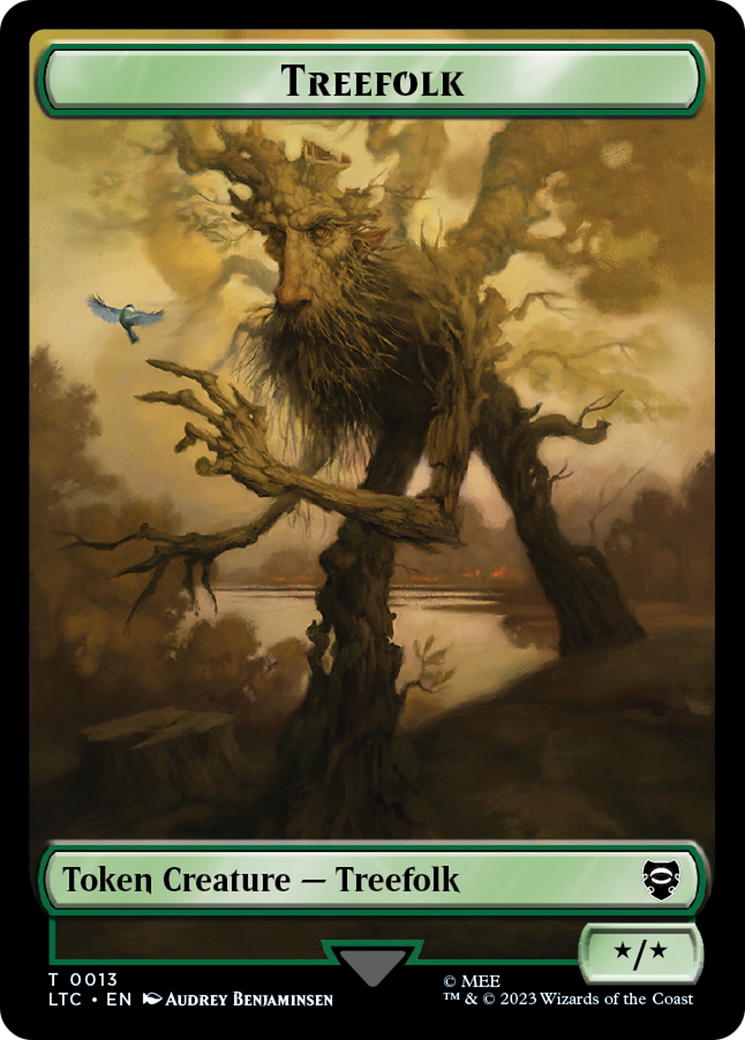 Treefolk // Food Token [The Lord of the Rings: Tales of Middle-Earth Commander Tokens] | Rock City Comics